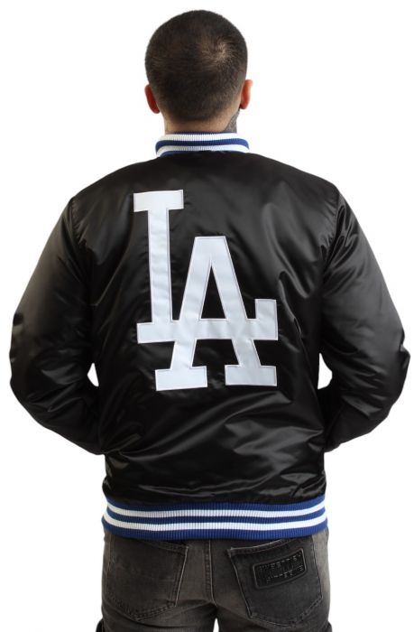 MLB Los Angeles Dodgers Varsity Jacket  Black