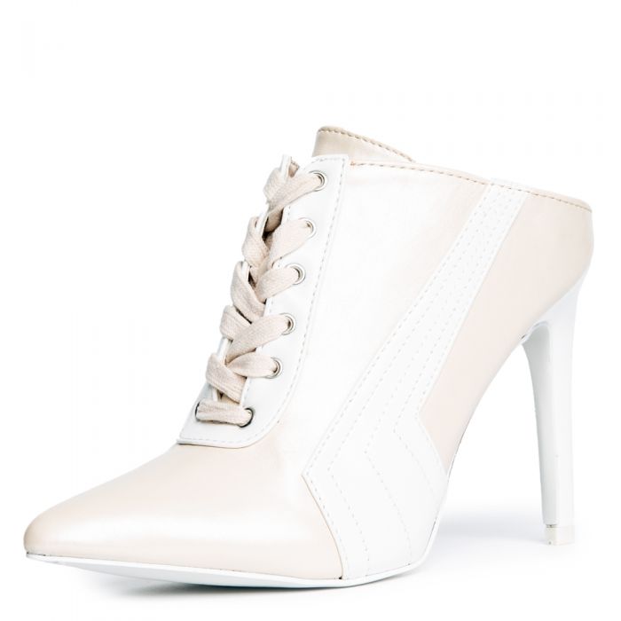 Cape Robbin Gigi-7 Women's Nude Heeled Booties Nude