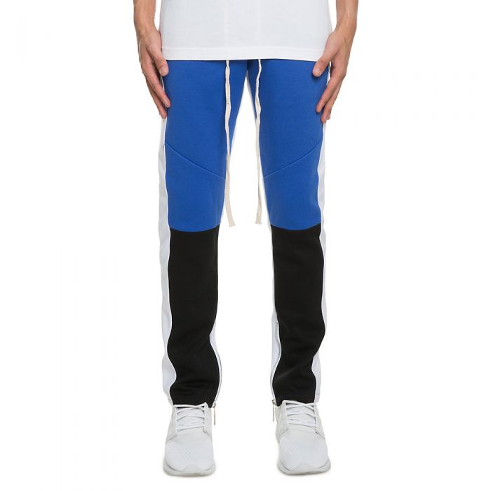 Men's Colorblock Track Pants BLACK