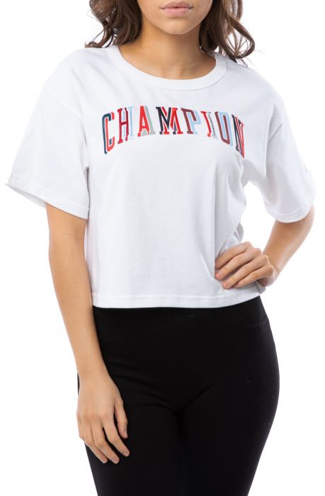 champion heritage crop tee