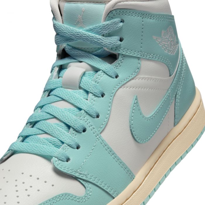 スニーカー [Nike] Air Jordan 1 Mid Sail Muslin NEW* Women NIKE Air Jordan 1 Mid SAIL / LIGHT DEW-MUSLIN