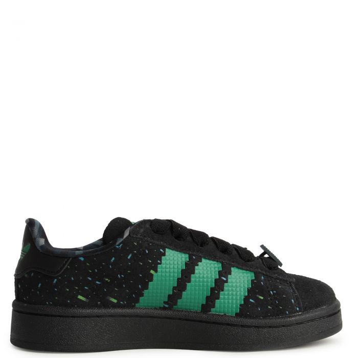  Pre-School Minecraft Campus 00s Comfort Closure Elastic Lace Core Black / Semi Court Green / Semi Solar Green