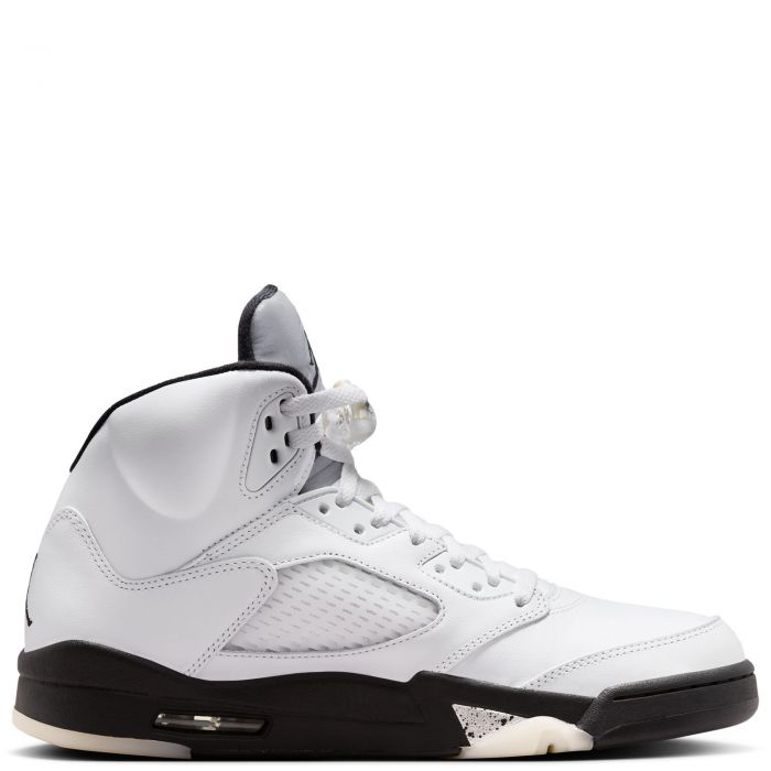 Air Jordan 5 Retro White/Black-Sail-Metallic Silver