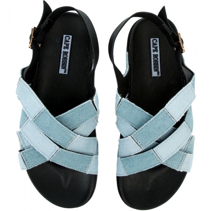 Cape Robbin Women's Moira-43 Sandal Denim