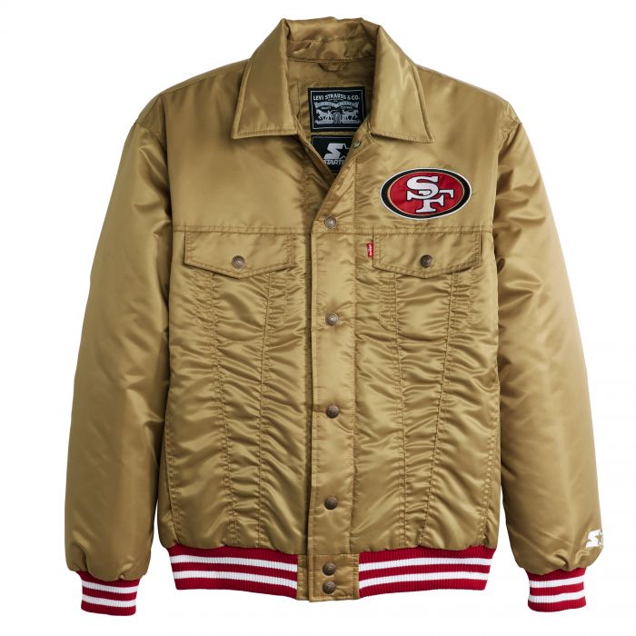 Levi's X Starter 49ers Jacket  Gold