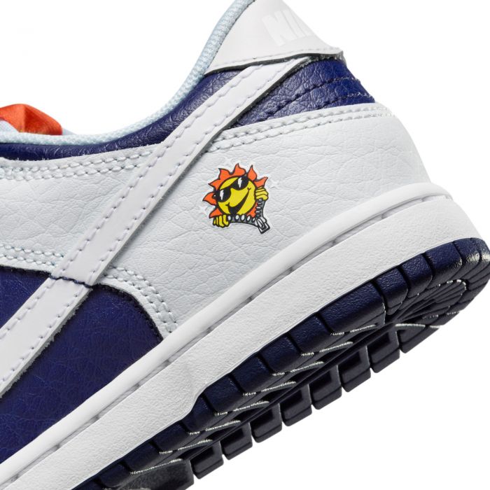Pre-School Dunk Low Photon Dust/White-Midnight Navy