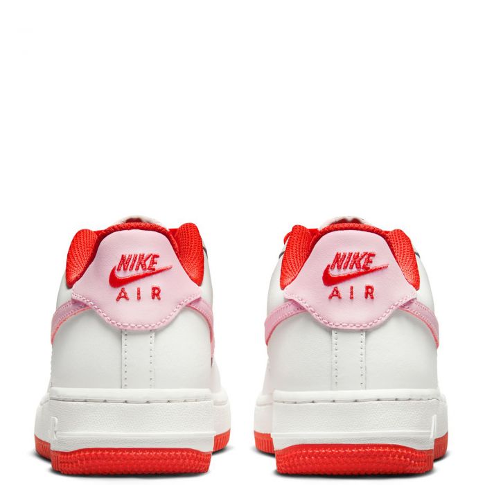 GS Valentine's Day Air Force 1 Summit White/Pink Foam-Lt Crimson