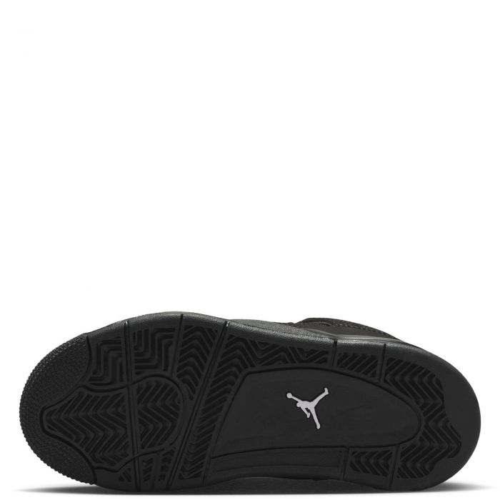 Pre-School Jordan 4 Retro Black Cat  Black