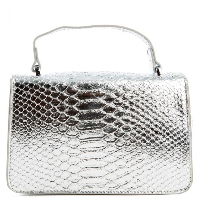 mini silver clutch