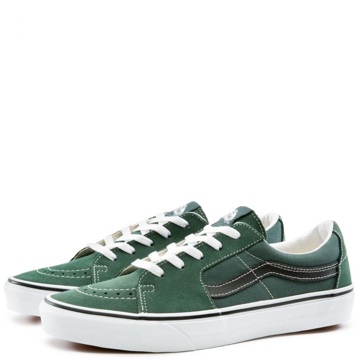 VANS スケート ローファー アイボリーxグリーン メンズ