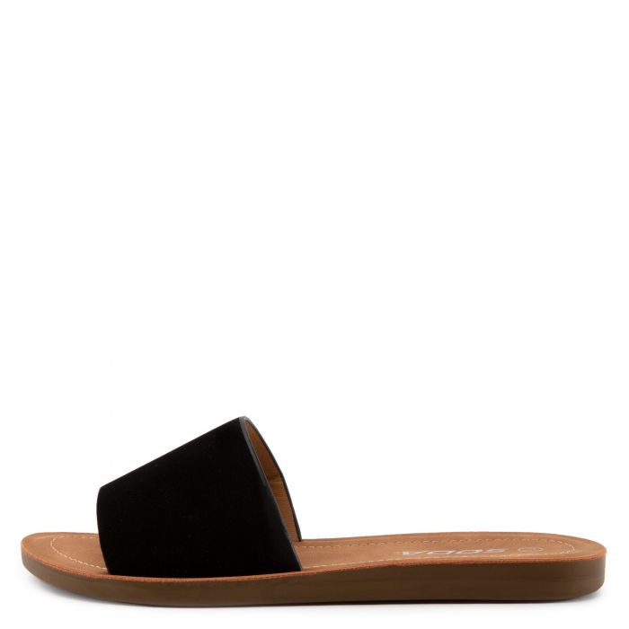 Efron-S Flat Sandals Black