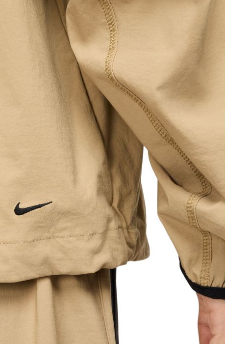 Tech Woven Jacket PARACHUTE BEIGE/PARACHUTE BEIGE/BLACK
