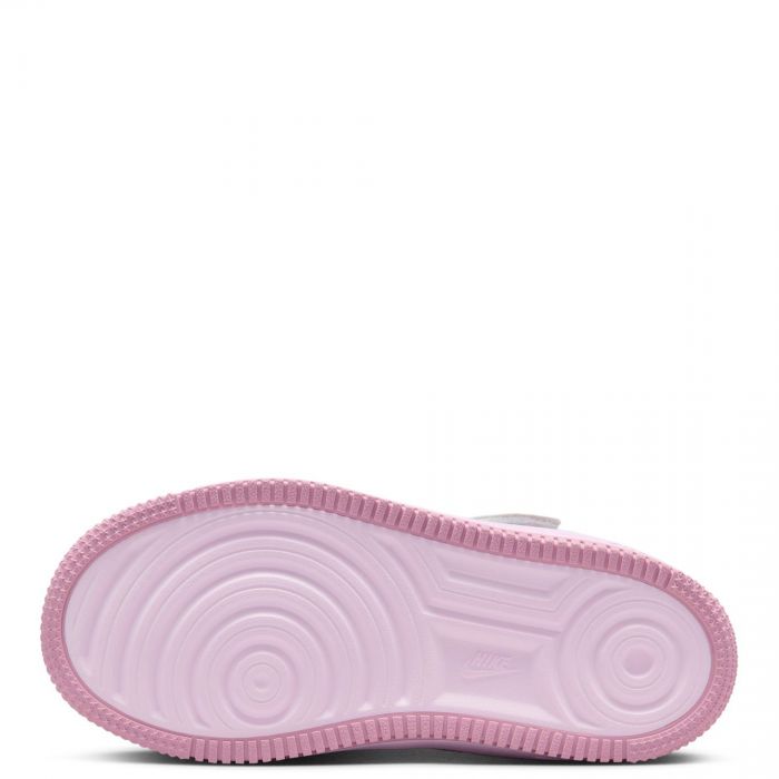  Pre-School Force 1 Low EasyOn White/Pink Foam-Elemental Pink