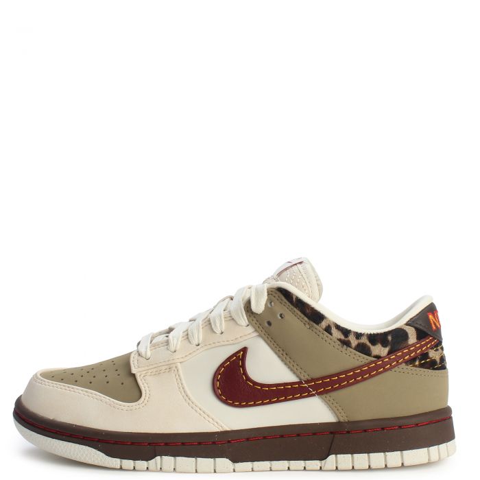 Dunk Low Retro  Khaki/Team Red-Baroque Brown-Pearl White