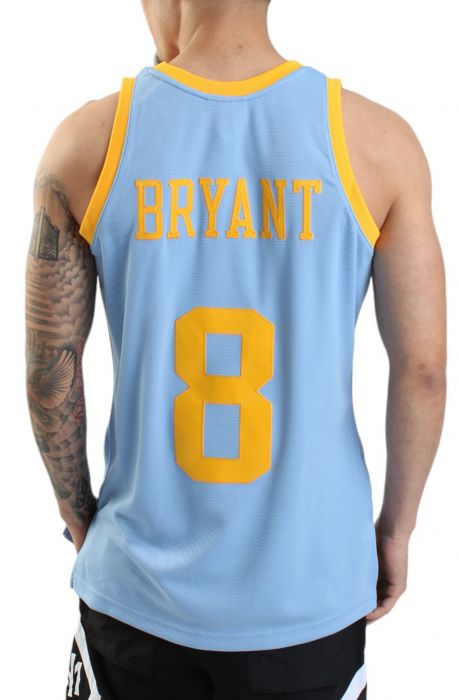 Authentic Kobe Bryant Los Angeles Lakers 2001-02 Jersey Light Blue
