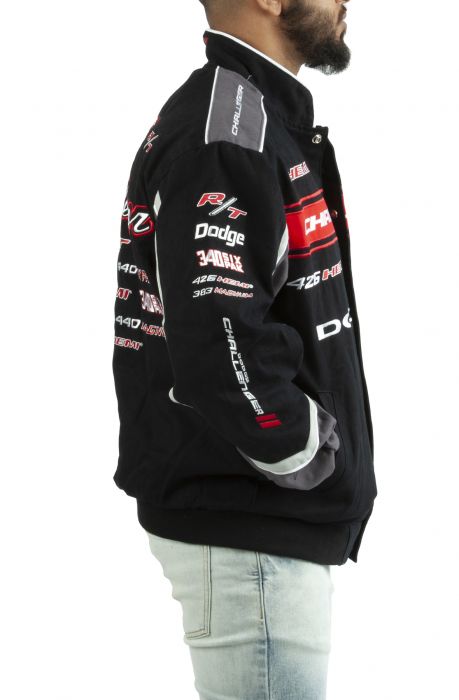 Charger Jacket  Black/White/Red