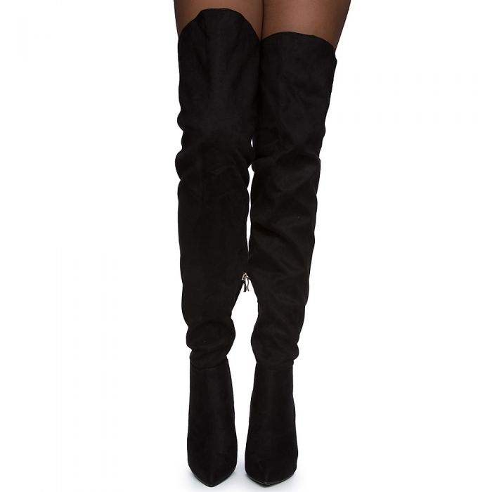 SHIEKH Jolly-9-S Over The Knee Boot JOLLY-9-S/BLACK - Shiekh