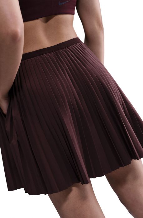 Sportswear Pleated Skirt Burgundy Crush/Sail