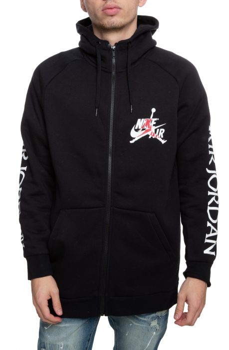 JORDAN Jumpman Classic Fleece Full-Zip Hoodie CK2223 010 - Shiekh