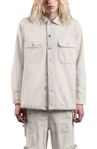 Reyner Overshirt- Bone White  Bone