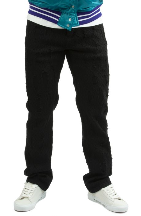 Hopper Shredded Jeans Jet Black