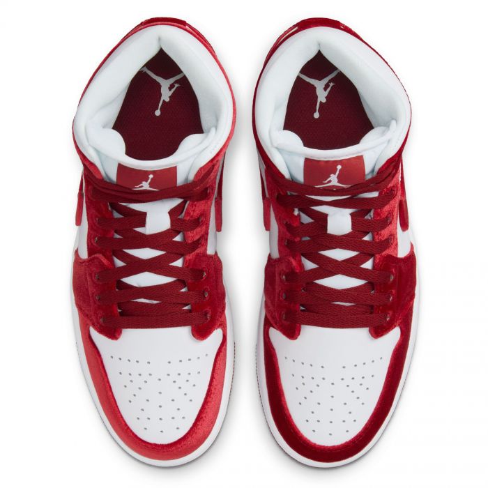 Air Jordan 1 Mid SE White/Team Red-Black-White