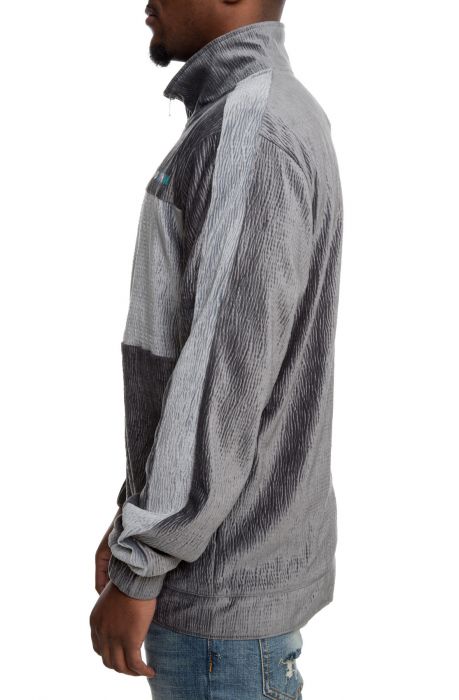 PINK DOLPHIN The Velour Track Jacket in PS1966VJGR-GRY - Shiekh