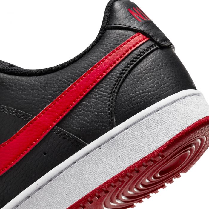 Court Vision Low Next Nature Black/University Red-White