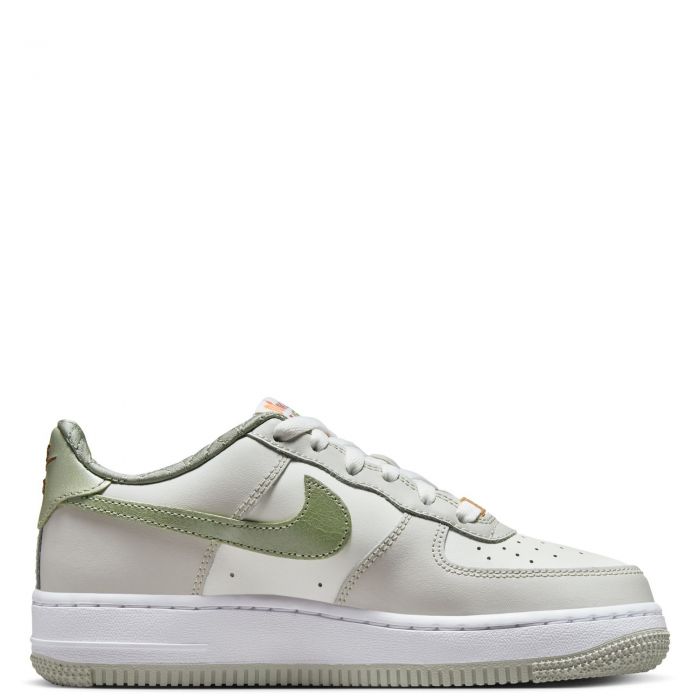 Grade-School Air Force 1 LV8 Sail/Olive Aura-White-Light Bone