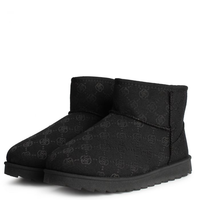  Melon-03 Ankle Bootie  Black