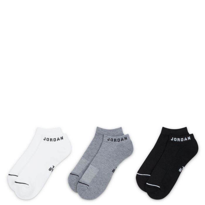 JORDAN Everyday No-Show Socks (3 Pairs) DX9656 911 - Shiekh