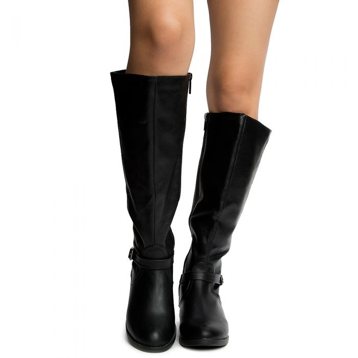 Womens Briela-1 Mid Calf Boots BLACK