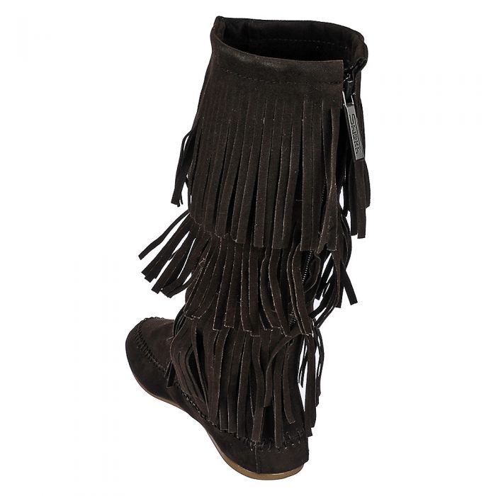 Fringe Pocket Boot Cherokee-03 Brown Brown
