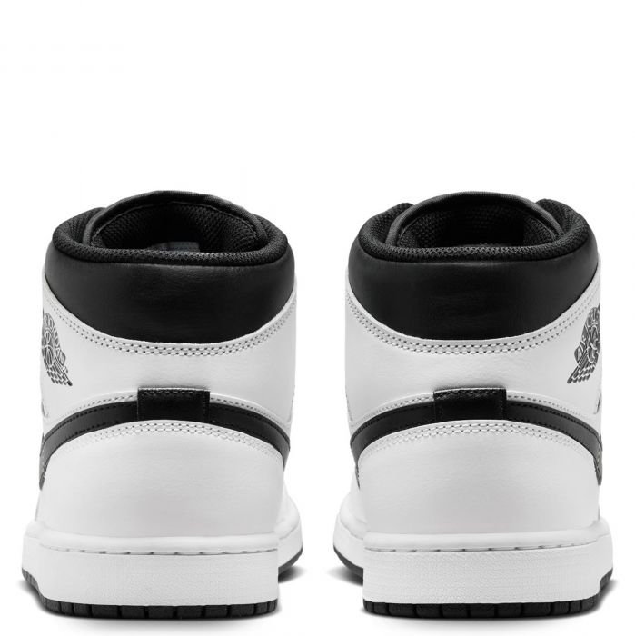 Air Jordan 1 Mid White/Black-White-Black