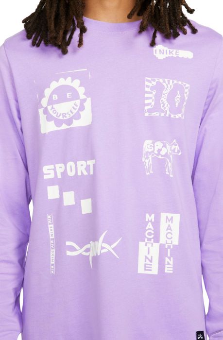 NSW A.I.R. Machine Long Sleeve T-Shirt Lilac