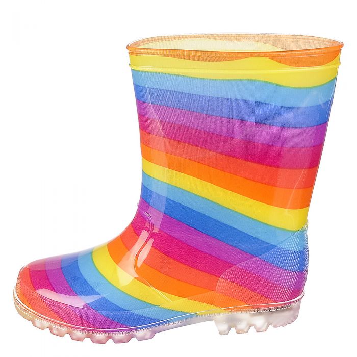 Kids Light-Up Rain Boot Light Rainbow