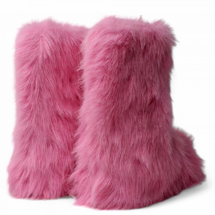 MELANIE-21 Fur Boot Pink