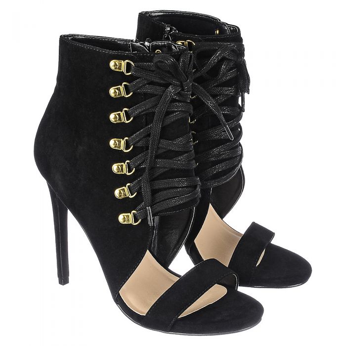 Character Lace-Up High Heels