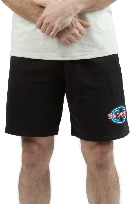 8' CLASSIC FLEECE SHORTS Black