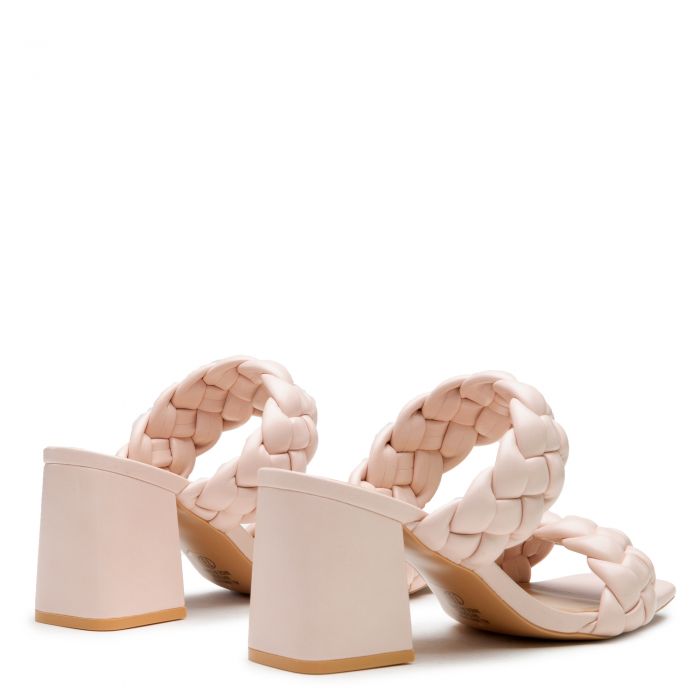 Mostly-S Low Heel Sandals Pink