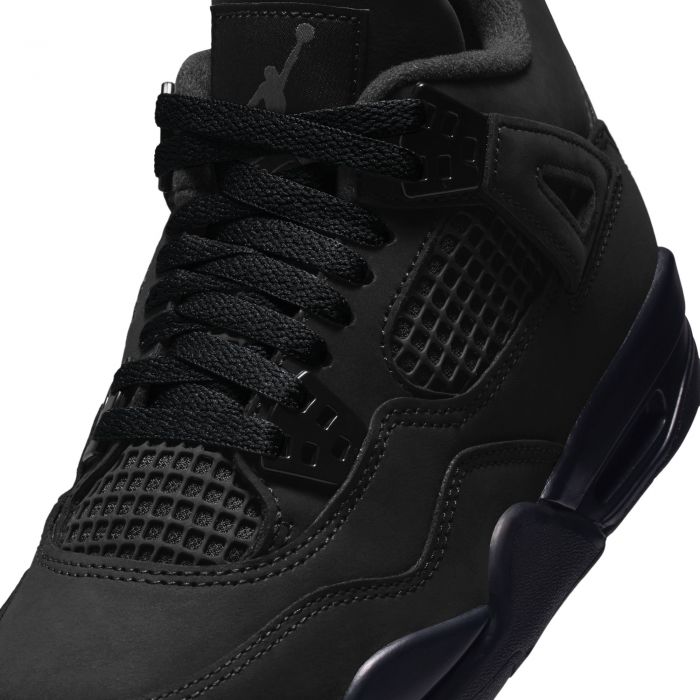 Grade-School Air Jordan 4 Retro Black Cat  Black