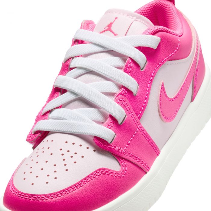 Pre-School Jordan 1 Low Alt Pink Foam/Hyper Pink-Summit White