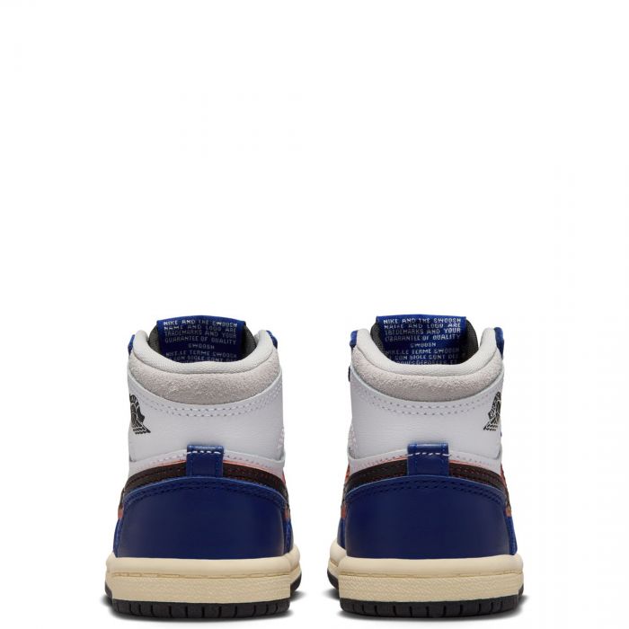 Toddler Jordan 1 Retro High OG White/Black-Neutral Grey-Deep Royal Blue