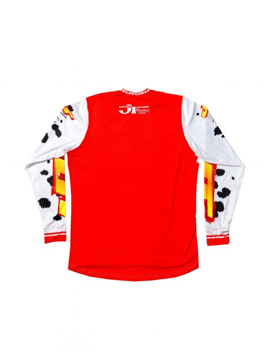 Dalmatian K9 Red Jersey  (Red, White) Red and White