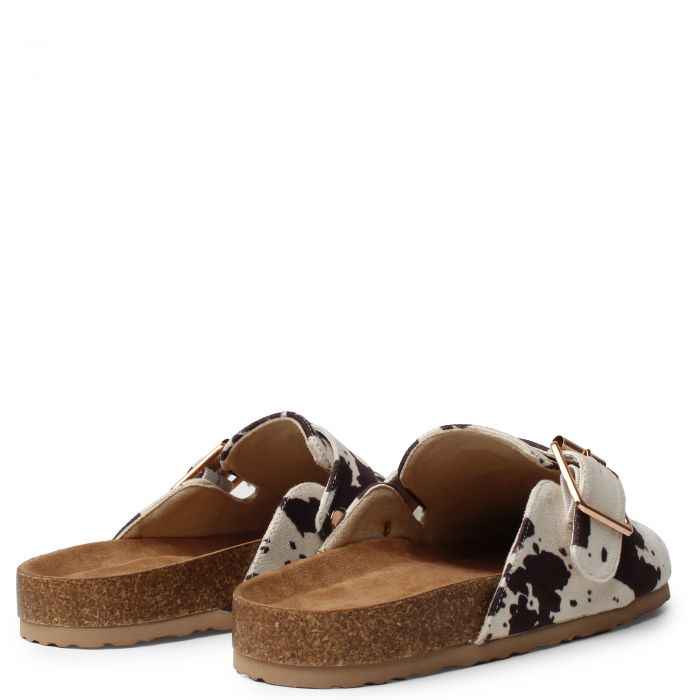 Cow Print Clogs  Multi Color