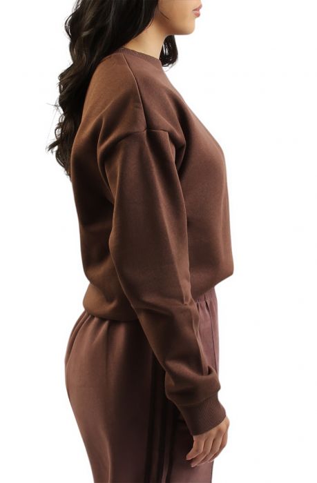 RELAXED SMALL LOGO CREWNECK