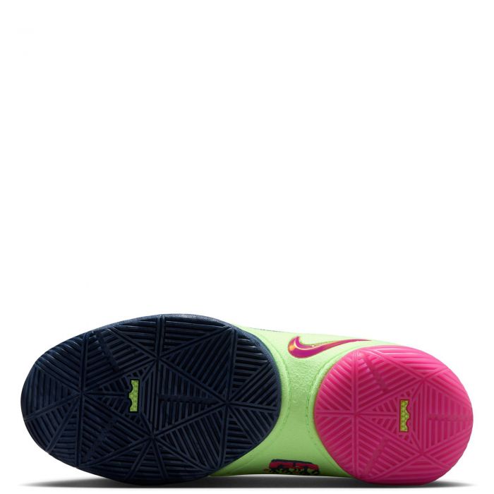 Grade-School LeBron XXII Blustery/Fireberry-Ghost Green