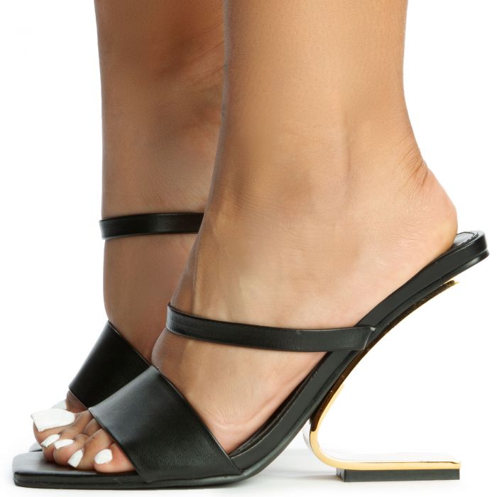 Sparktra-1 Illusion Dress Heel Black