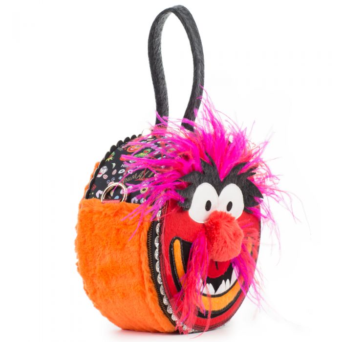 The Muppets x Irregular Choice Animal Was Here Bag Fuschia/orange