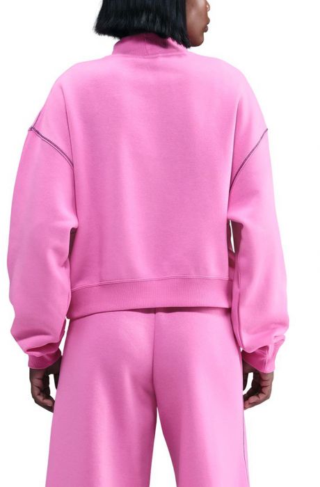 Sportswear Phoenix Fleece Mock-Neck Sweatshirt Playful pink
